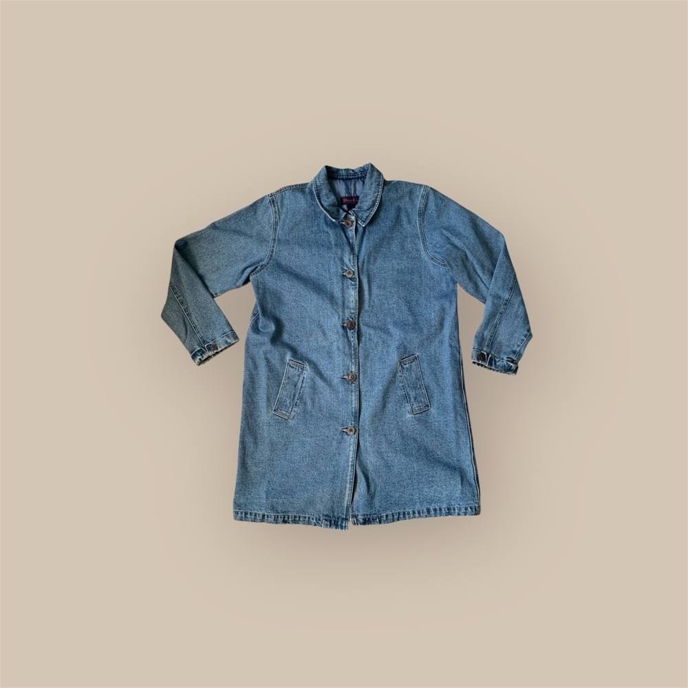 Long denim coat women’s size large